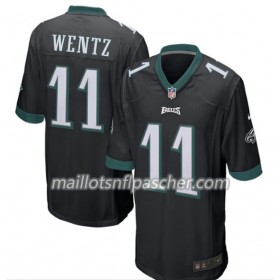 Maillot Philadelphia Eagles Carson Wentz 11 Nike Noir - Homme